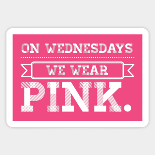 Pink Wed Magnet